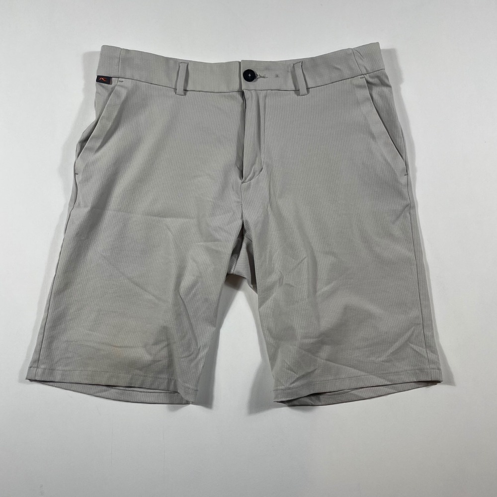 KJUS Trade Wind Shorts Mens 33 Tailored Fit Performance Golf Gray MG20-L04